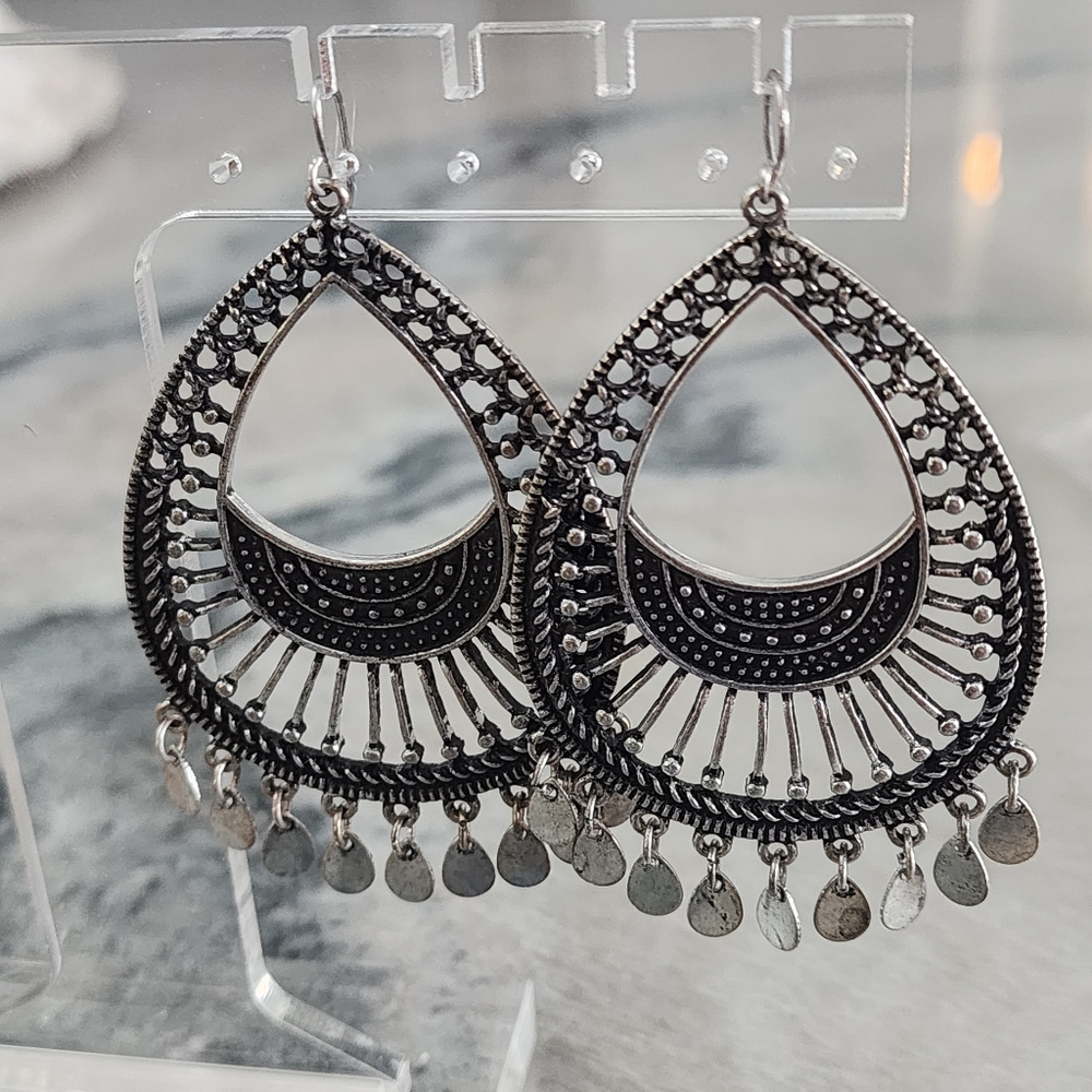 Large Statement Teardrop Earring Bundle - image 4